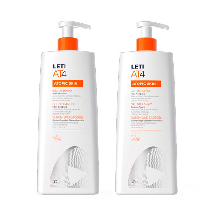 Leti At4 Gel de Baño Duplo 500ml + 500ml