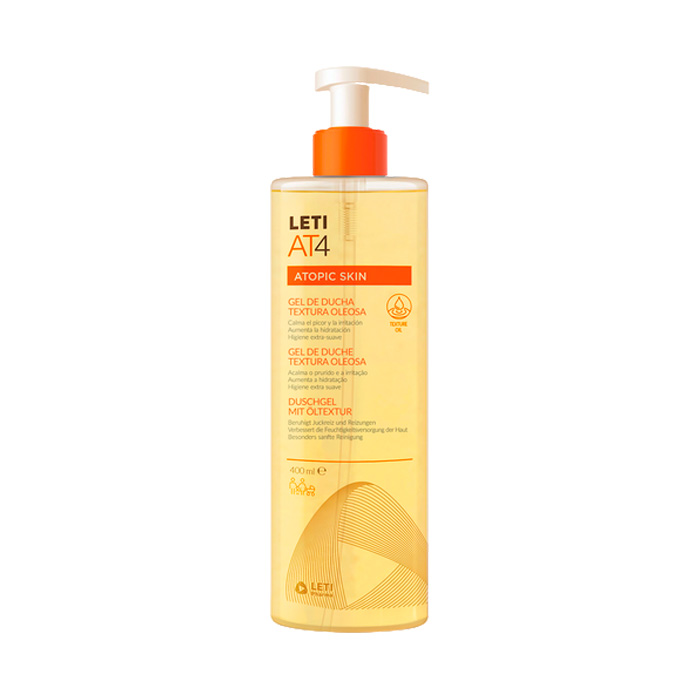 Leti At4 Gel de Ducha Textura Oleosa 400ml