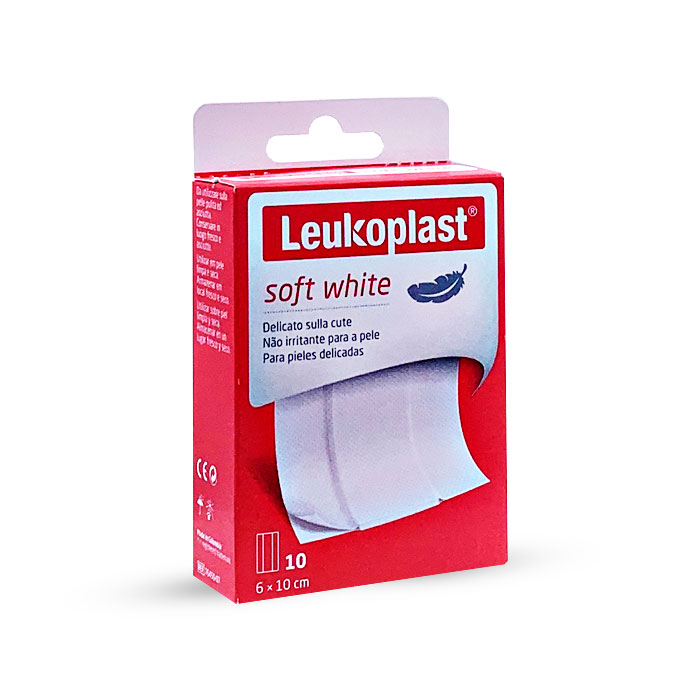 Leukoplast Soft White 6x10mm 10 Unidades
