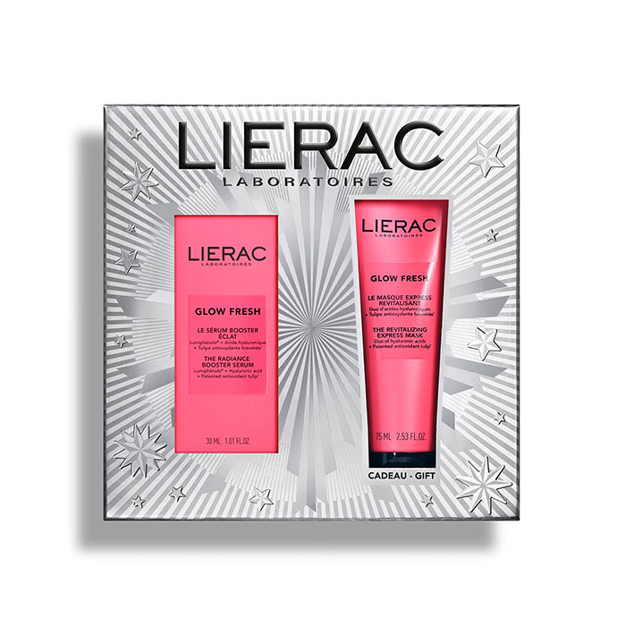 Lierac Glow Fresh Cofre El Sérum Booster Luminosidad 30ml + la Mascarilla Revitalizante Express 75ml