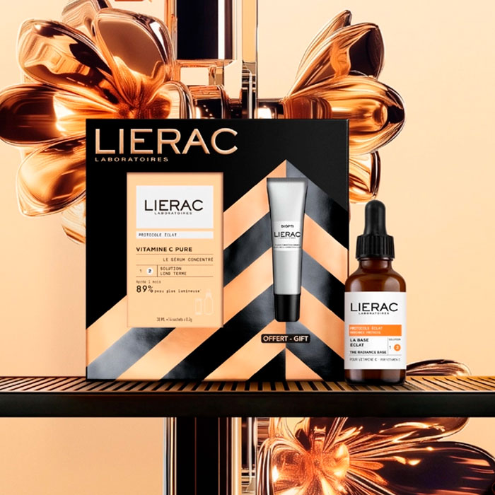 Lierac Pack Protocolo Luminosidad El Sérum Concentrado 30ml + Diopti Fluido Corrector de Ojeras 15ml