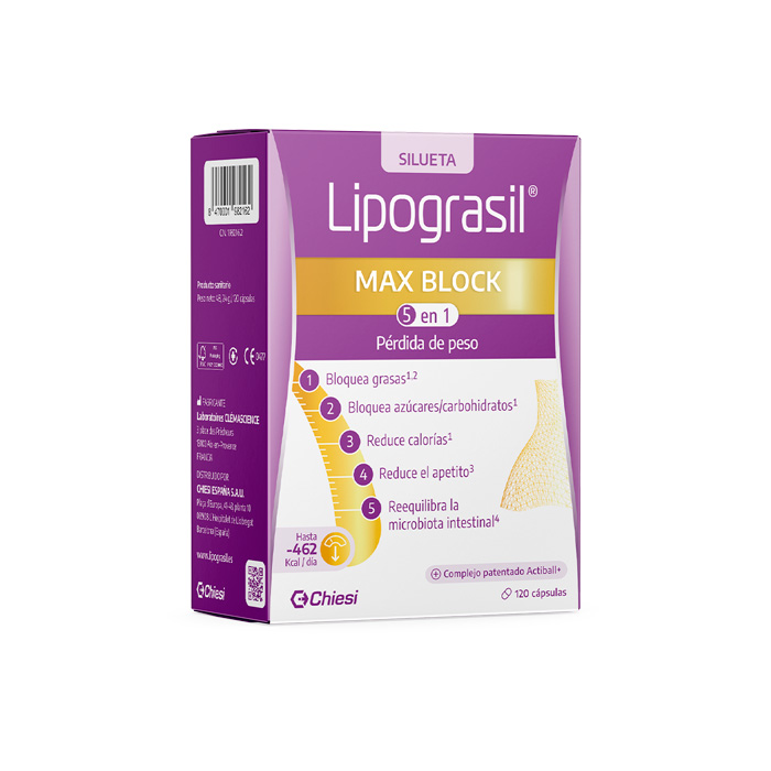 Lipograsil Max Block 5 en 1 120 Cápsulas