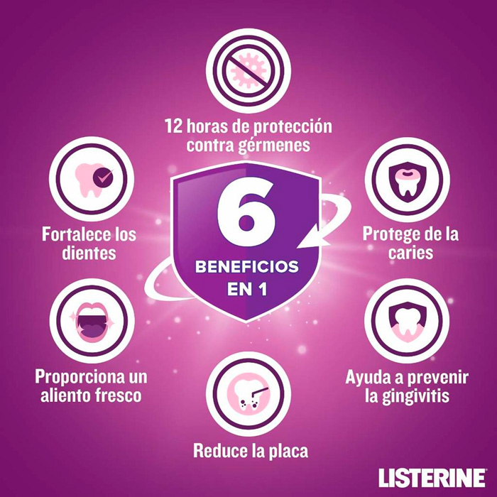 Listerine Cuidado Total Duplo 1l + 1l