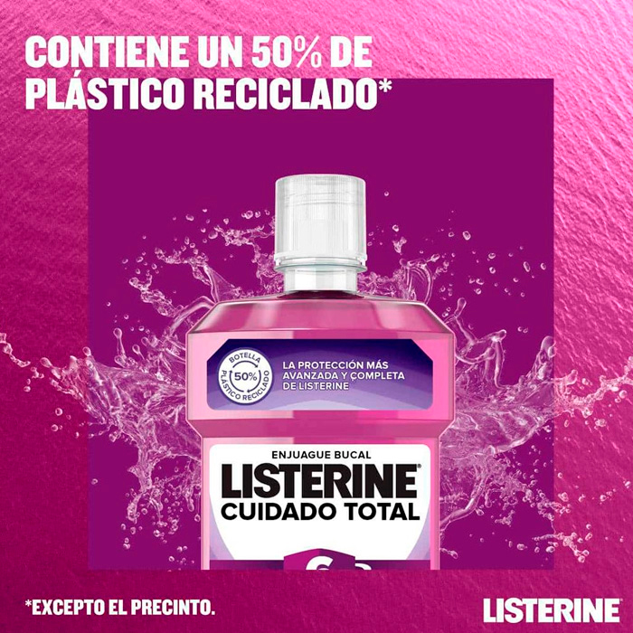 Listerine Cuidado Total Enjuague Bucal 750ml