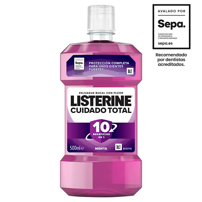 Listerine Cuidado Total Enjuague Bucal 750ml