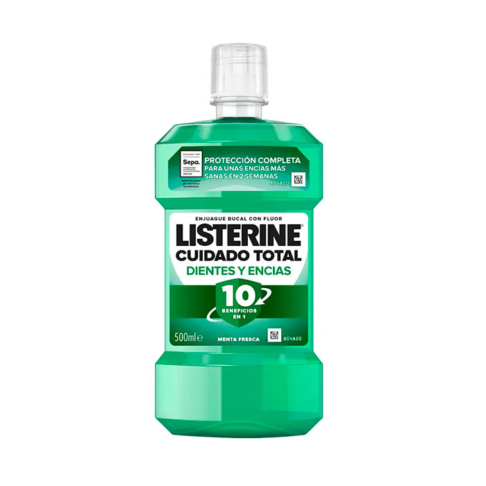 Listerine Cuidado Total Enjuague Bucal Dientes y Encías 750ml