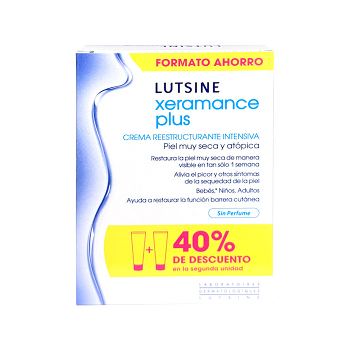 Lutsine Xeramance Plus Crema Reestructurante Intensiva Duplo 100ml + 100ml