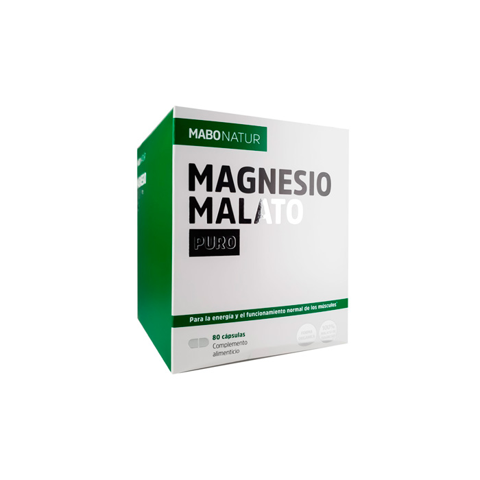 Mabonatur Magnesio Malato Puro 80 Cápsulas