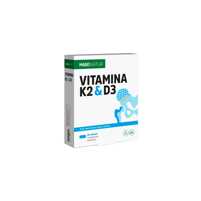 Mabonatur Vitamina K2 & D3 30 Cápsulas