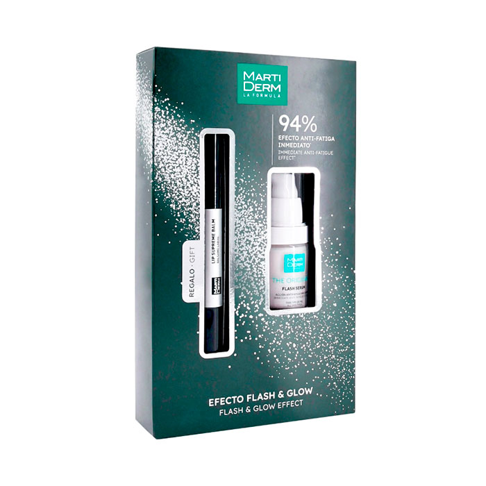 Martiderm Pack The Originals Flash Sérum 15ml + Platinum Lip Supreme Balm 4.5ml
