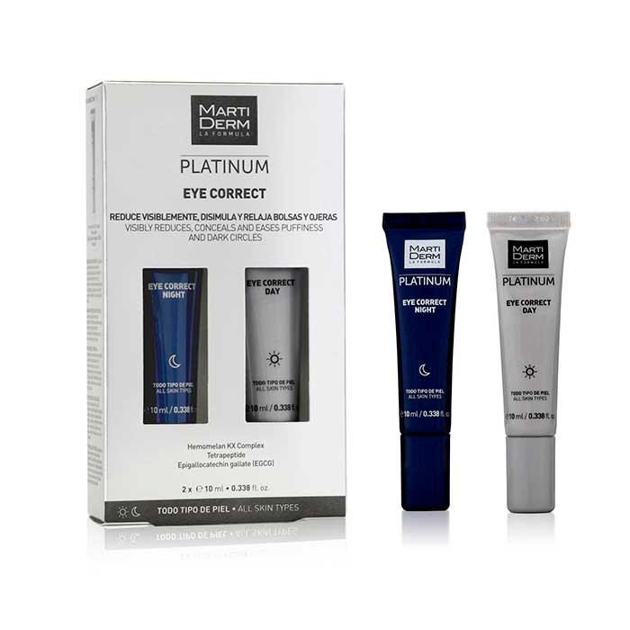 Martiderm Platinum Eye Correct Day 10ml + Eye Correct Night 10ml