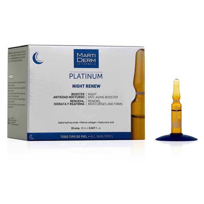 Martiderm Platinum Night Renew 30 Ampollas