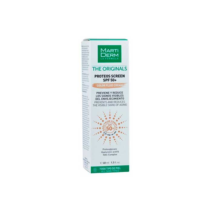 Martiderm The Originals Proteos Screen Spf50+ Color Fluid Cream 40ml