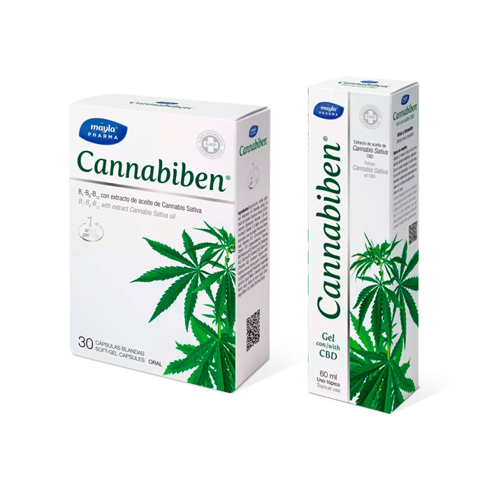 Mayla Pharma Cannabiben 30 Comprimidos + Cannabiben Gel con Cbd 60ml