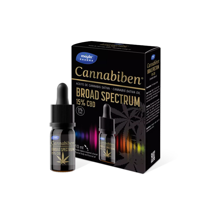 Mayla Pharma Cannabiben Broad Spectrum 15% Cbd 10ml