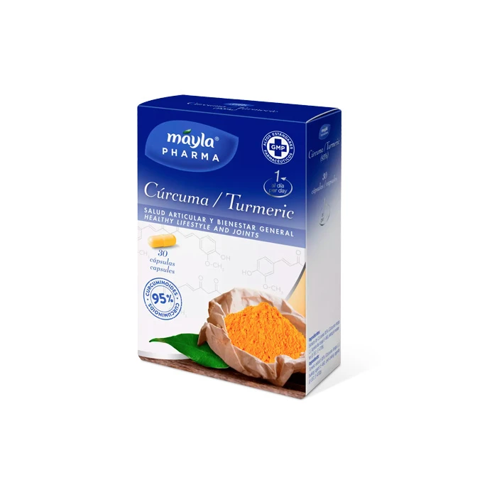 Comprar Mayla Pharma Cúrcuma Salud Articular y Bienestar General – 30 Cápsulas