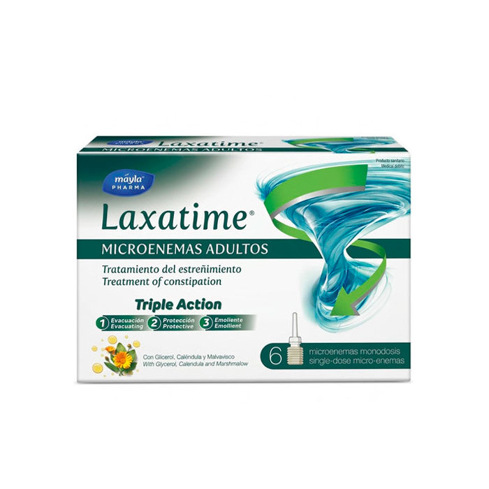 Mayla Pharma Laxatime Microenemas Adultos 6 Unidades
