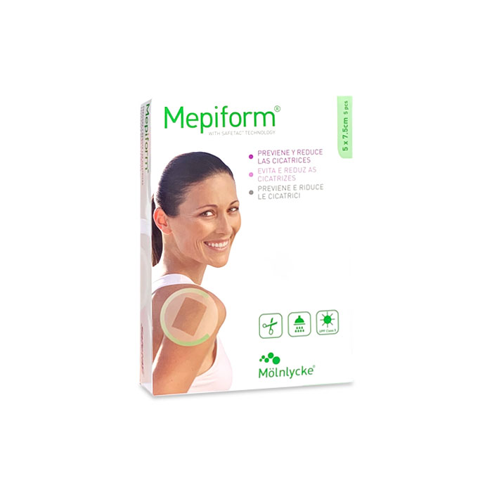 Mepiform Apósito 5x7.5cm 5 Unidades