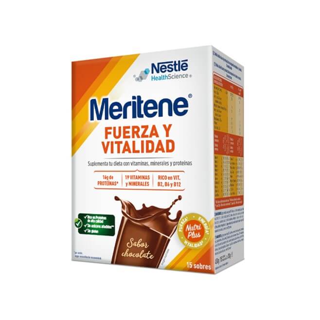 Meritene Chocolate 15 Sobres 30 g