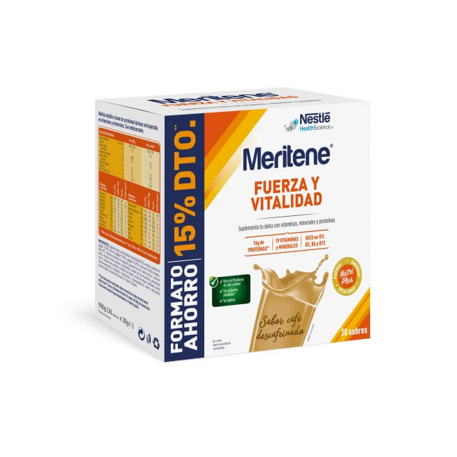 Meritene Café Formato Ahorro 30 Sobres 30g