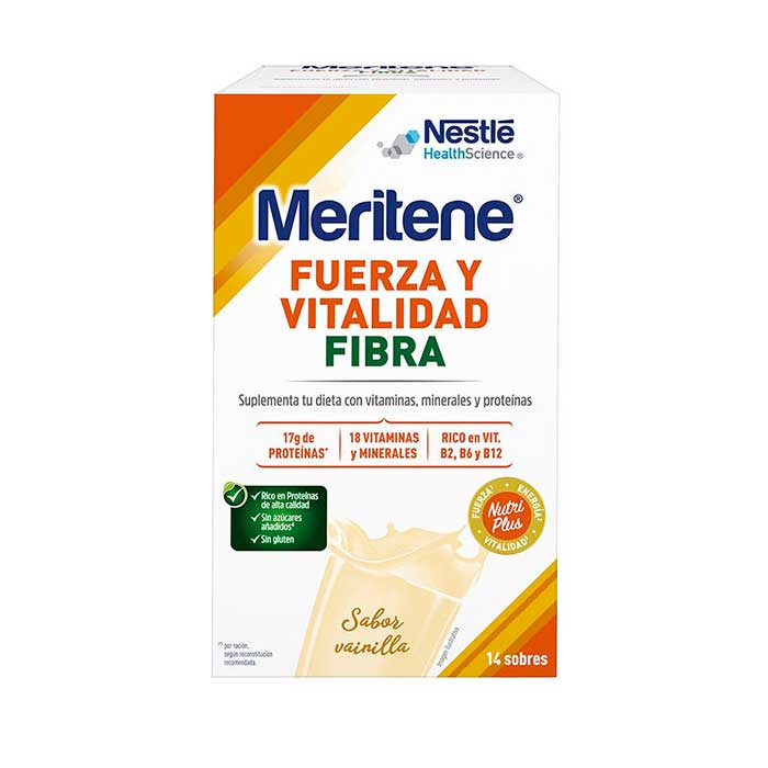 Meritene Vainilla con Fibra 14 Sobres