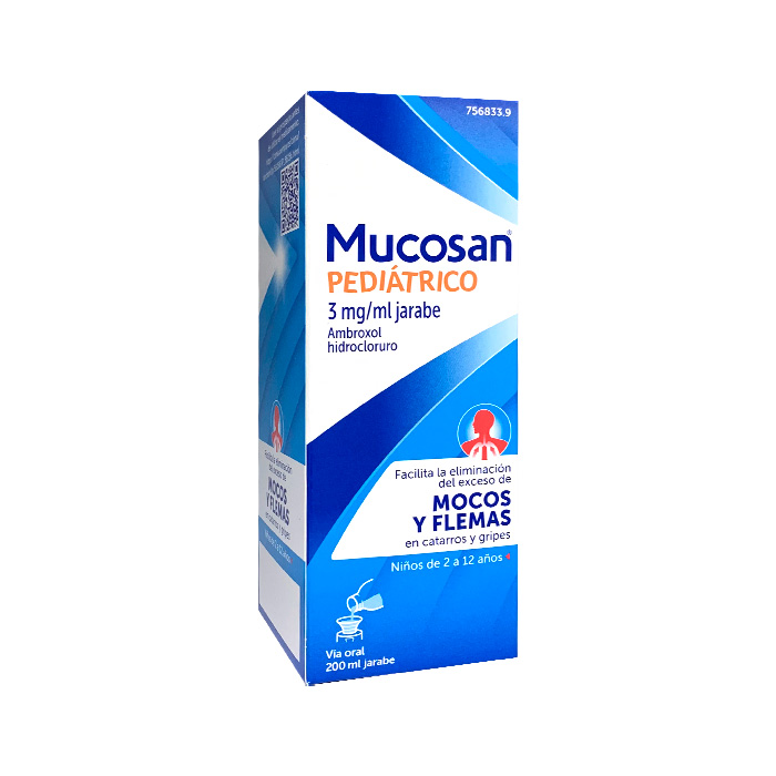 Mucosan Pediatrico 3 mg/ml Jarabe 200 ml