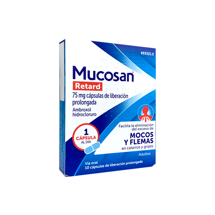 Mucosan Retard 75 mg 10 Cápsulas