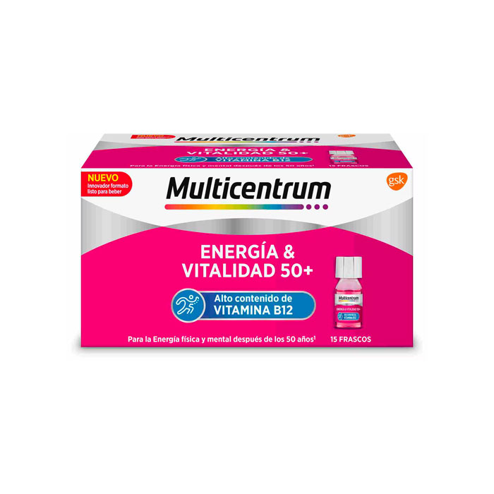 Multicentrum Energía & Vitalidad 50+ 15 Frascos