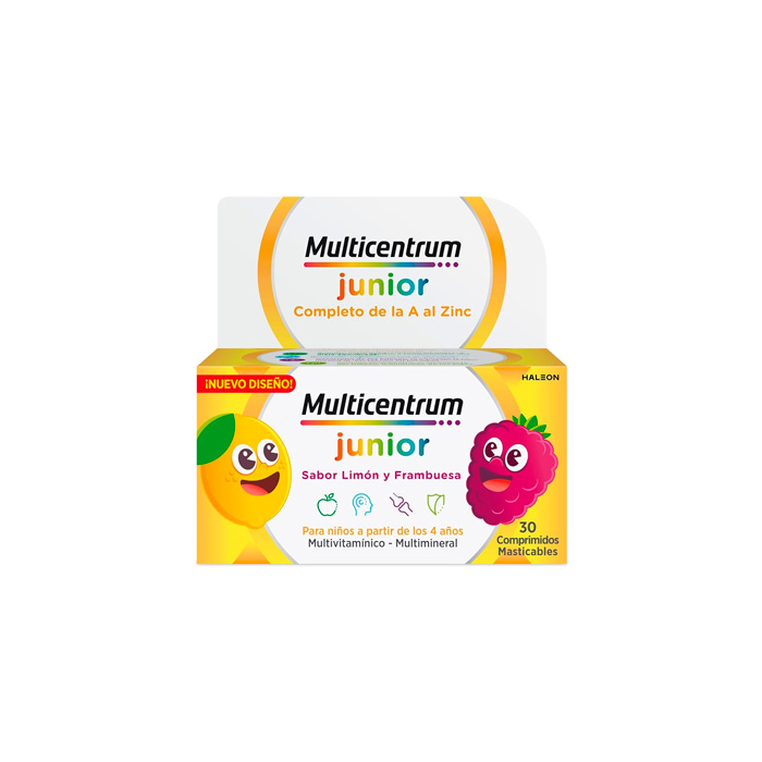 Multicentrum Junior 30 Comprimidos Masticables
