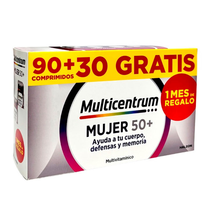 Multicentrum Mujer 50+ 90 Comprimidos + 30 Comprimidos Gratis