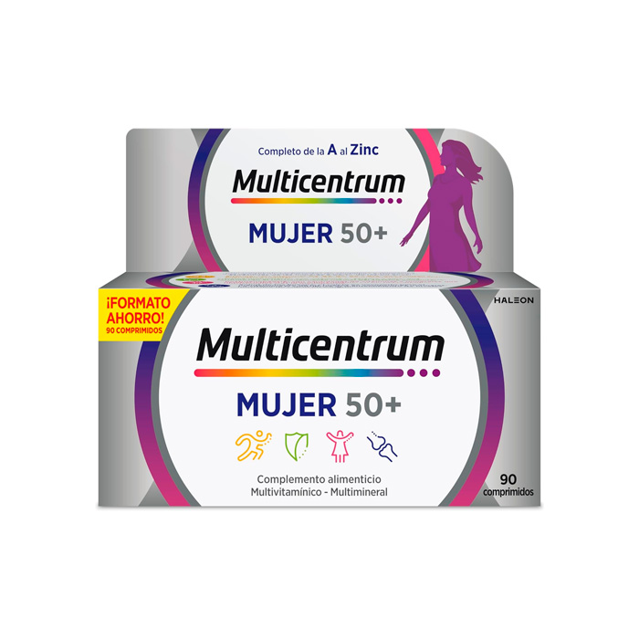 Multicentrum Mujer 50+ 90 Comprimidos