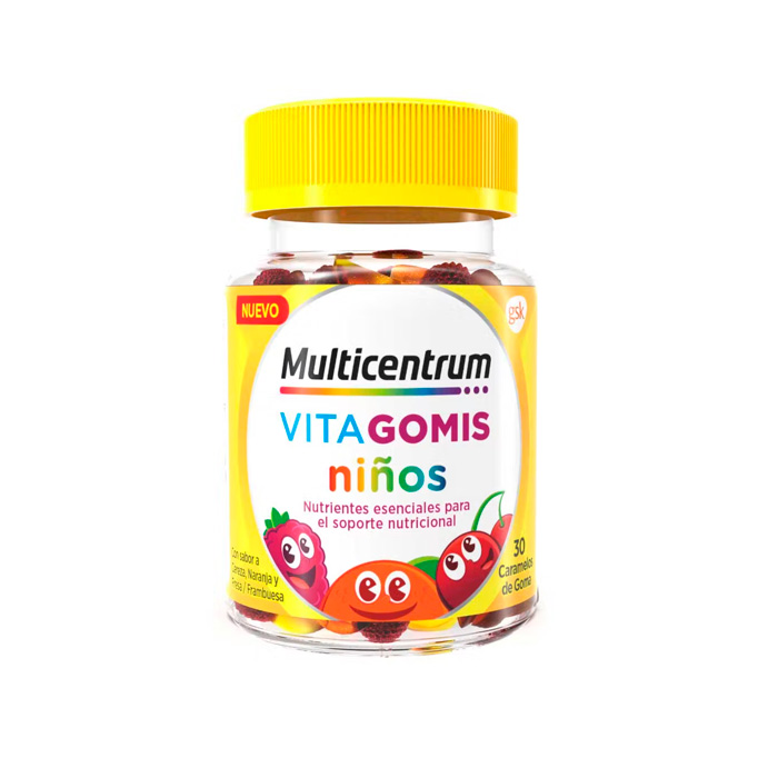 Multicentrum Vitagomis Niños 30 Caramelos de Goma