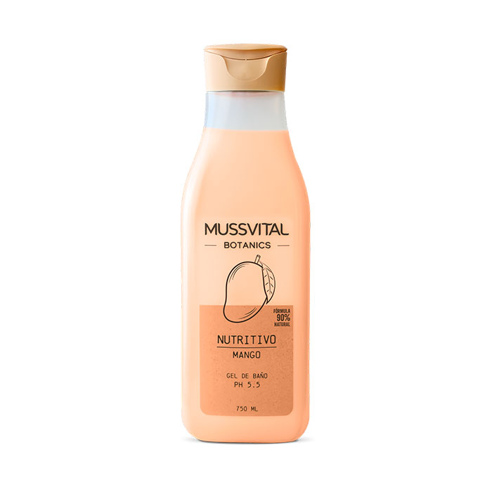 Mussvital Botanics Gel de Baño Mango 750ml