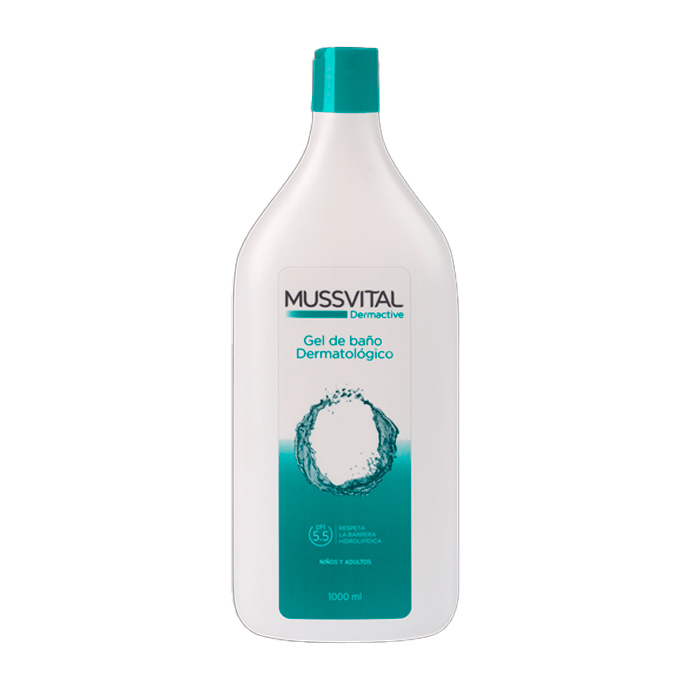 Mussvital Gel de Baño Dermatológico con Colágeno 1000ml