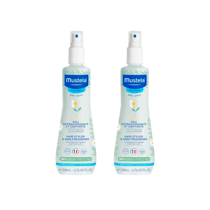 Mustela Agua Para Peinar Refrescante Duplo 200ml + 200ml