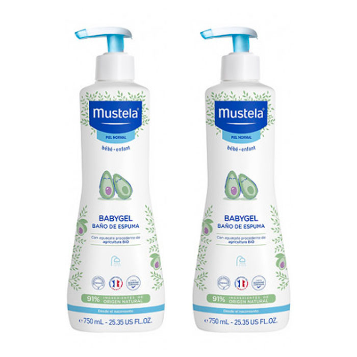 Mustela Babygel Baño de Espuma Duplo 750ml