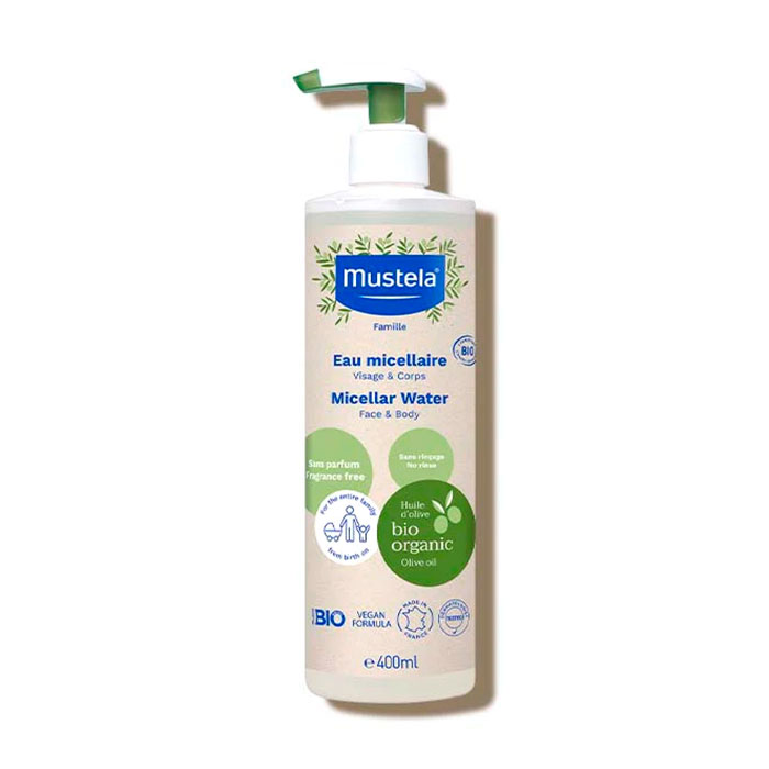 Mustela Bio Agua Micelar Sin Perfume 400ml