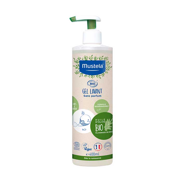 Mustela Bio Gel Champú Sin Perfume 400ml
