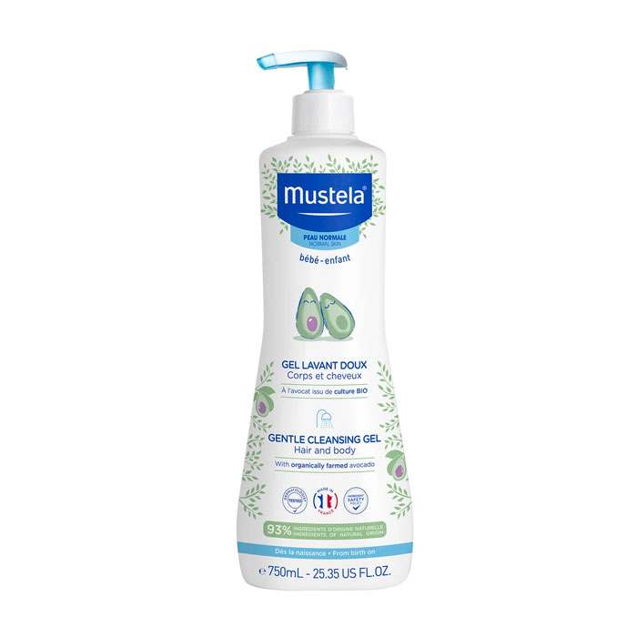 Mustela Gel Dermolimpiador Baño Suave 750 ml