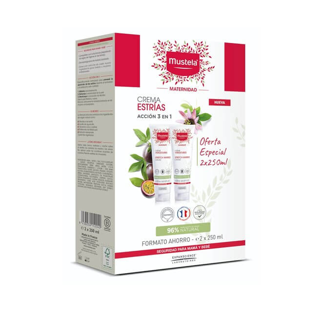 Mustela Pack Antiestrías Duplo 250ml+250ml