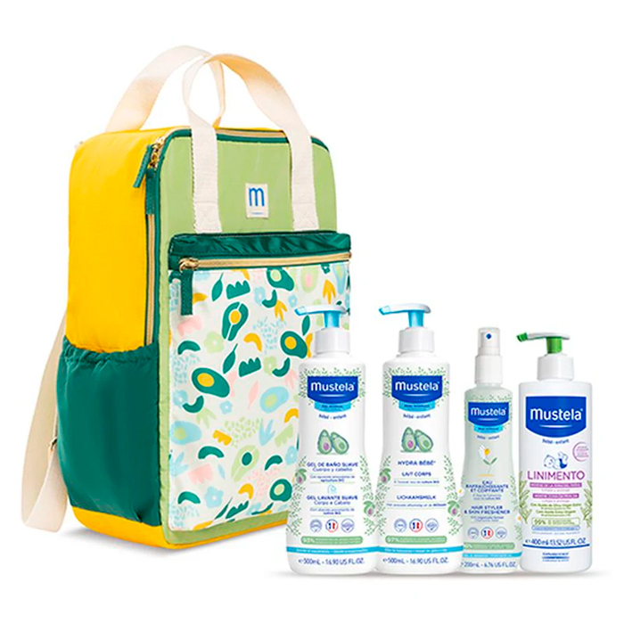 Mustela Mochila Family Adventure Pastel