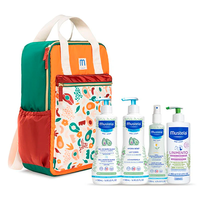 Mustela Mochila Family Adventures Terracota