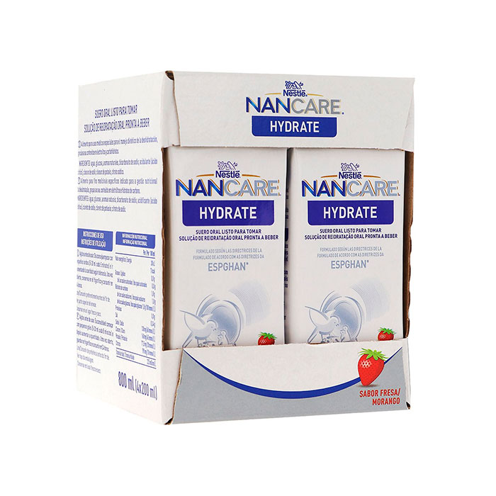 Nancare Hydrate Sabor Fresa 4x200ml