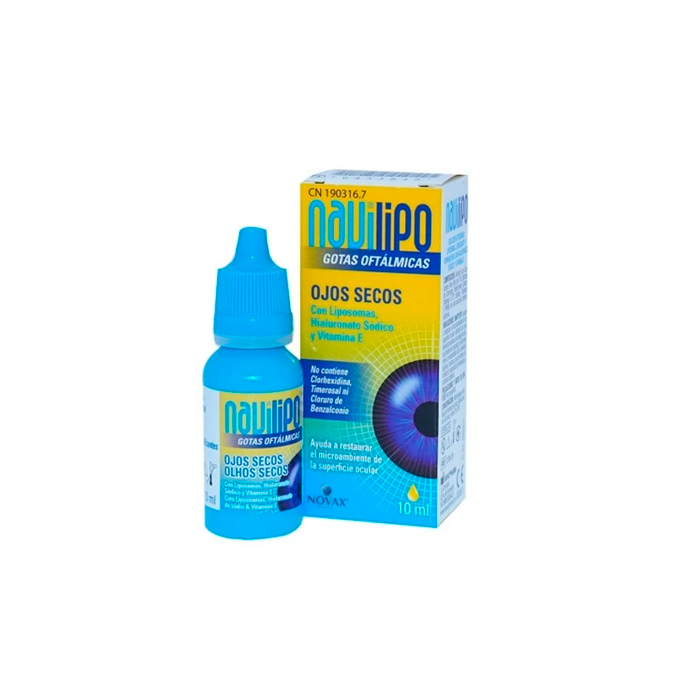Navilipo Gotas Oftalmicas Ojos Secos 10ml