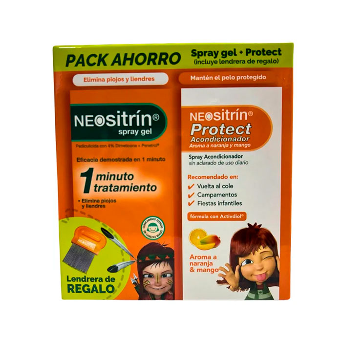 Neositrín Pack Spray Gel 60ml + Protect Spray Acondicionador 100ml
