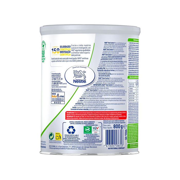 Nestlé Nan Expert Pro Total Confort 1 800g