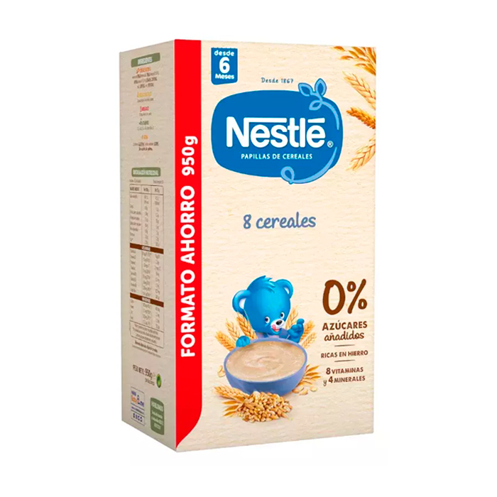 Nestlé Papilla 8 Cereales 950g