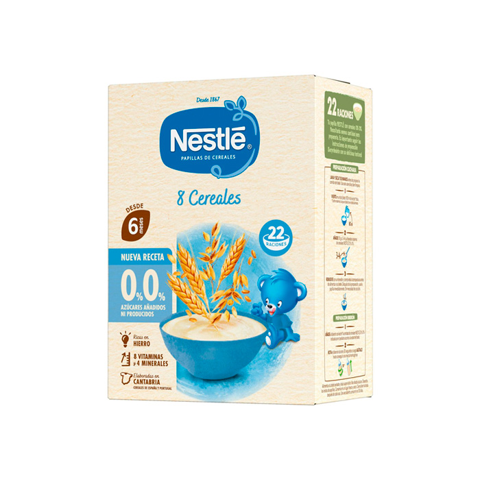 Nestlé Papillas 8 Cereales 330g