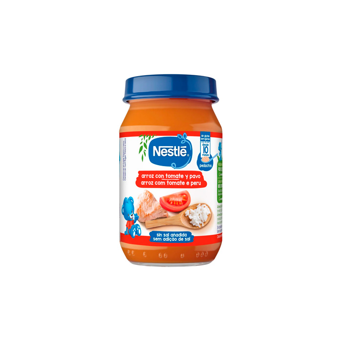 Nestlé Tarrito Arroz con Tomate y Pavo 190g