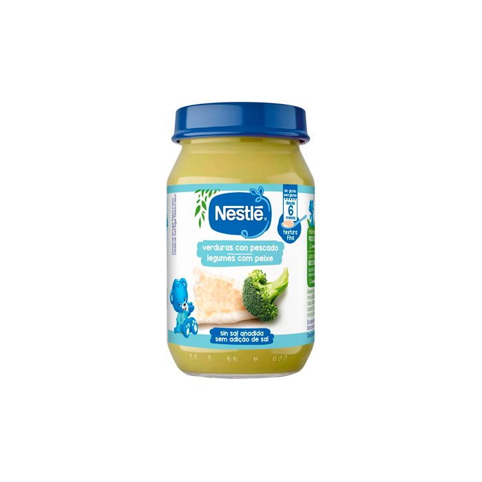 Nestlé Tarrito Verduras con Pescado 190g